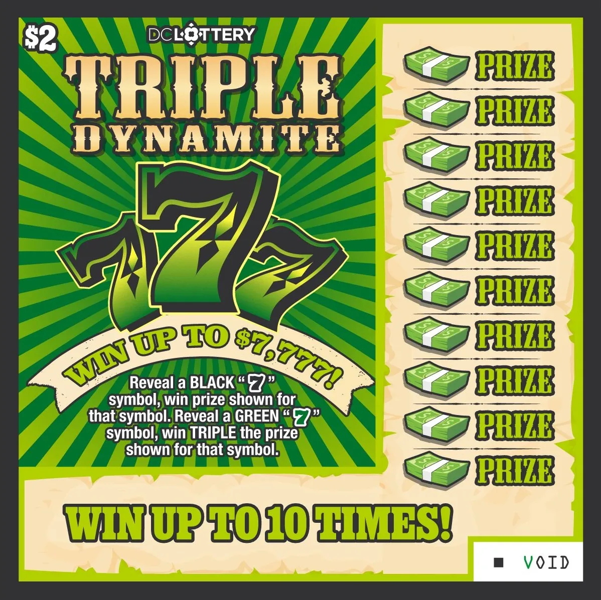 Triple Dynamite 777 | DC Lottery